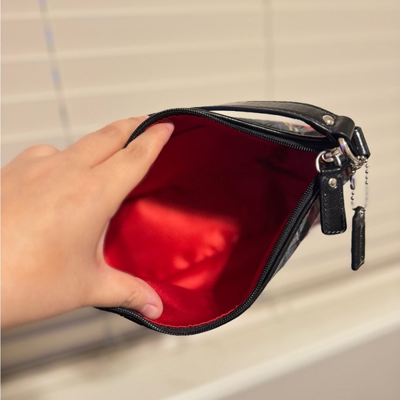 Vintage Coach Poppy Tartan Glitter Shoulder Bag - Picture 3 of 4